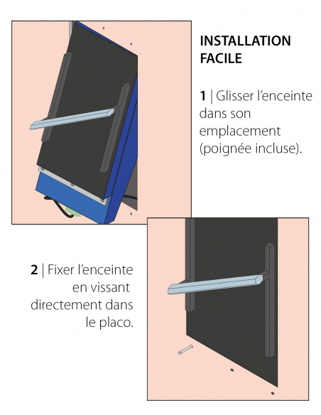 NAKYMATONE&nbsp;|&nbsp;MOOI&nbsp;|&nbsp;Enceinte Invisible | 80W | Grade Gold