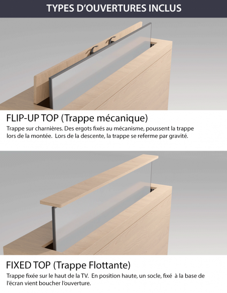 SEA AND SYMPHONY&nbsp;|&nbsp;7043-5G&nbsp;|&nbsp;Ascenseur TV ≤ 43'' | Slim
