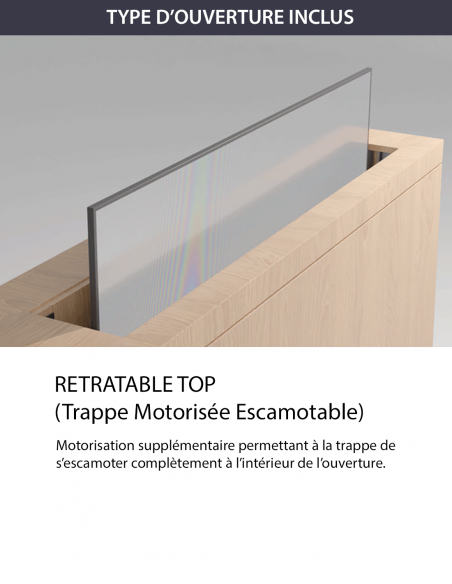 SEA AND SYMPHONY&nbsp;|&nbsp;AL-7040-4G&nbsp;|&nbsp;Ascenseur TV ≤ 40'' avec Trappe Motorisée