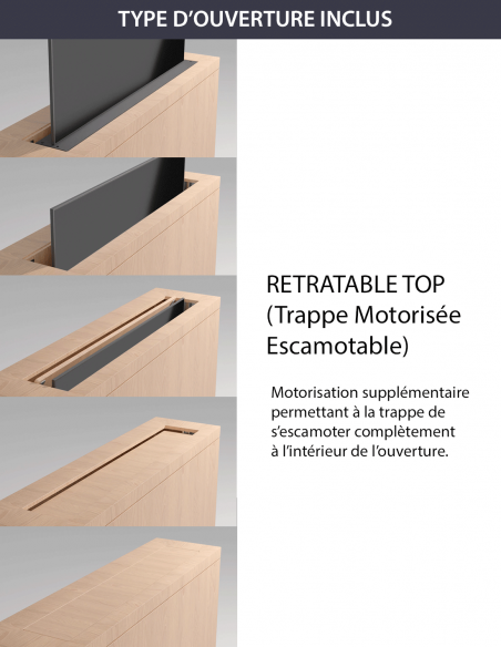 SEA AND SYMPHONY&nbsp;|&nbsp;AL-7065-4G&nbsp;|&nbsp;Ascenseur TV ≤ 65'' avec Trappe Motorisée