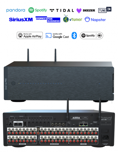 RUSSOUND&nbsp;|&nbsp;SMZ-16-PRE&nbsp;|&nbsp;Pré-amplificateur Matriciel 16x16 | Streamer intégré