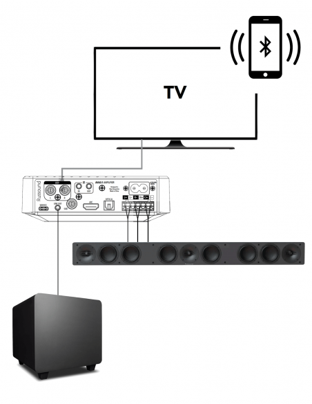 RUSSOUND&nbsp;|&nbsp;AVA3.1&nbsp;|&nbsp;Module d'amplification AVR | 3.1