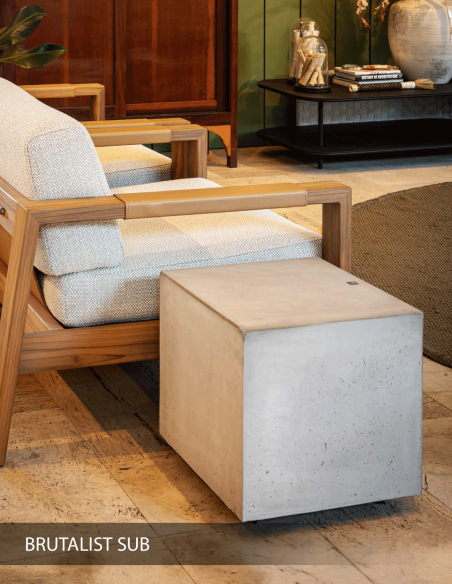 MAGNA Audio&nbsp;|&nbsp;BRUTALIST SERIES&nbsp;|&nbsp;Enceinte Satellite et Subwoofers avec Éclairage