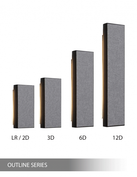 MAGNA Audio&nbsp;|&nbsp;OUTLINE SERIES | WALL&nbsp;|&nbsp;Enceintes et Barres de son ON-WALL avec Éclairage