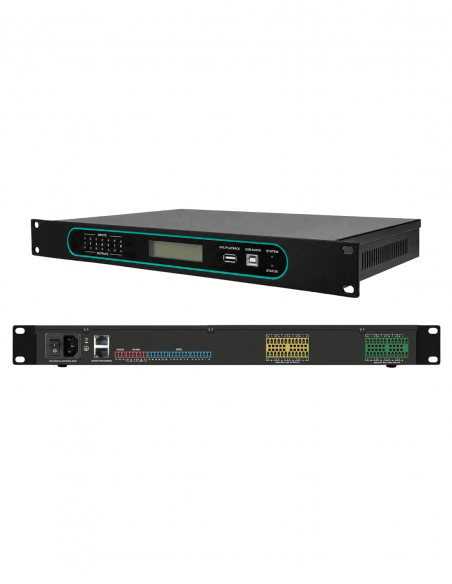 DIGISYNTHETIC&nbsp;|&nbsp;DMX0808&nbsp;|&nbsp;Matrice Audio Réseau et Analogique 16x16 avec DSP