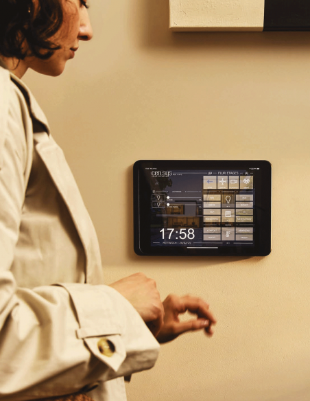 DISPLINE&nbsp;|&nbsp;DAME WALL 2.0 10.9-T&nbsp;|&nbsp;Station d'Accueil Murale pour iPad 10.9'' et 11'' | Titanium