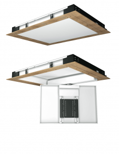 CHRS - Trappe plafond avec pivot pour escamotage écran TV - Future Automation