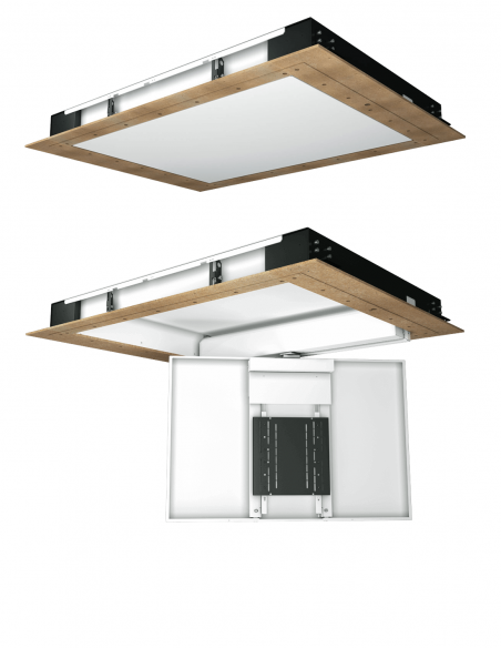 FUTURE AUTOMATION | CHRS6 | Trappe Plafond avec Pivot Central 180° pour Escamotage TV | Taille 3