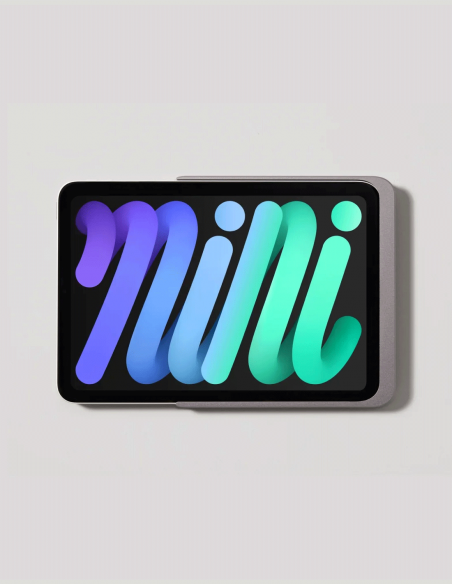 DISPLINE&nbsp;|&nbsp;DAME WALL HOME 2.0 MINI-T&nbsp;|&nbsp;Station d'Accueil Murale Inamovible pour iPad Mini 8,3'' | Titanium