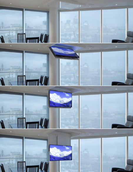 FUTURE AUTOMATION | CHRT4 | Trappe Plafond avec Bras Télescopique pour Escamotage TV | Taille 1