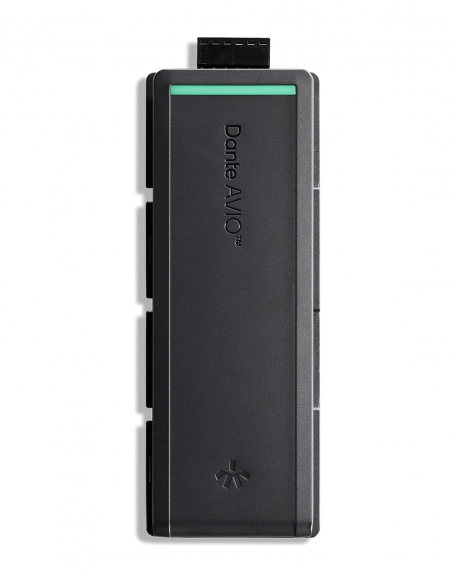 AUDINATE&nbsp;|&nbsp;AVIO-A-4IN-EB&nbsp;|&nbsp;Convertisseur Dante™ AVIO / 2 Entrées Analogiques (4 canaux)