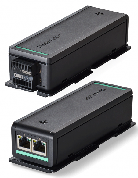 AUDINATE&nbsp;|&nbsp;AVIO-A-4IN-EB&nbsp;|&nbsp;Convertisseur Dante™ AVIO / 2 Entrées Analogiques (4 canaux)