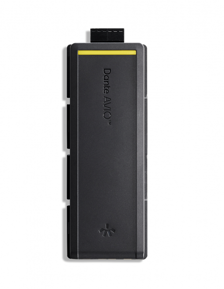 AUDINATE&nbsp;|&nbsp;AVIO-A-2IN2OUT-EB&nbsp;|&nbsp;Convertisseur Dante™ AVIO / 1 Entrée, 1 Sortie Analogique (2 canaux)