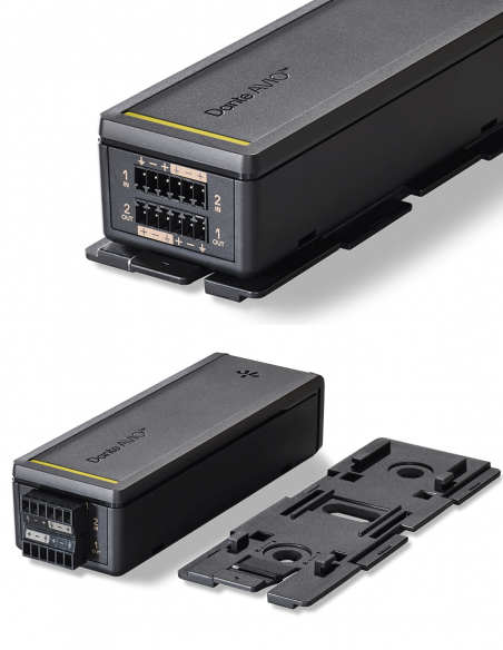 AUDINATE&nbsp;|&nbsp;AVIO-A-2IN2OUT-EB&nbsp;|&nbsp;Convertisseur Dante™ AVIO / 1 Entrée, 1 Sortie Analogique (2 canaux)