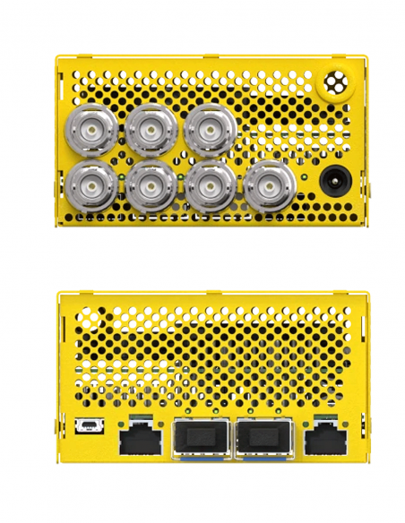 LYNX TECHNIK AG&nbsp;|&nbsp;CDE-1923-SM&nbsp;|&nbsp;Convertisseur 3G-SDI / ST 2110 | I/O Référence | 10GbE SM LC
