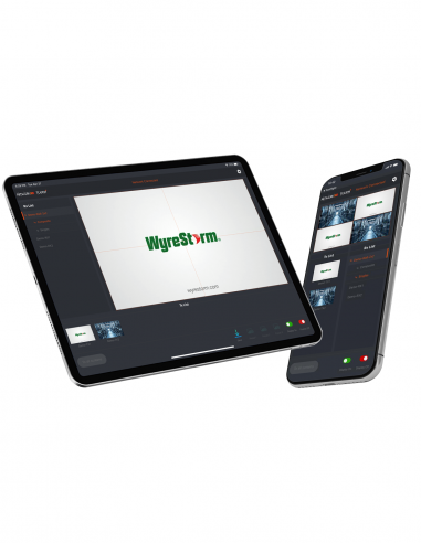 WYRESTORM | NetWorkHD Touch+ | App' pour le contrôle de systèmes AVoIP / Mur vidéo NetWorkHD Serie 110