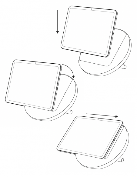 DISPLINE&nbsp;|&nbsp;Sunset Stand PRO-B&nbsp;|&nbsp;Station d'Accueil de Bureau pour iPad PRO 11'' | Noire