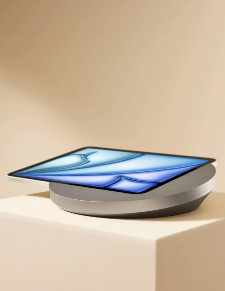 DISPLINE&nbsp;|&nbsp;Sunset Desk AIR-T&nbsp;|&nbsp;Station d'Accueil de Bureau pour iPad 10.9'', AIR 11'' et PRO 11'' | Titanium