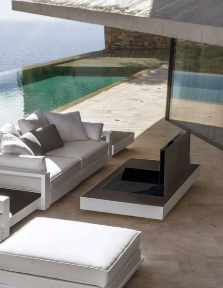 SEA AND SYMPHONY&nbsp;|&nbsp;7042-BSID&nbsp;|&nbsp;Trappe Motorisée Encastrable pour TV ≤ 43''