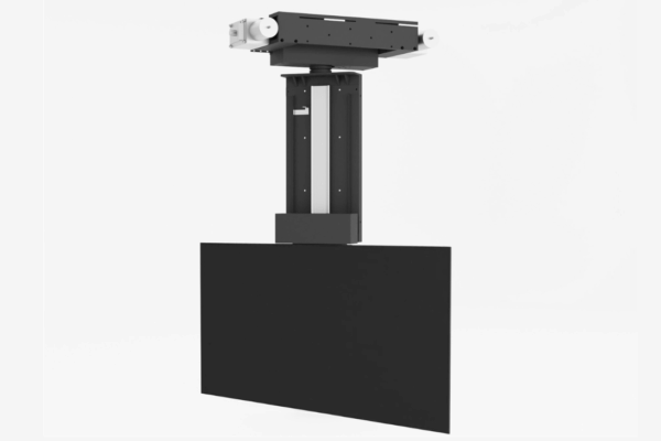 Trappe plafond avec bras téléscopique et rtatif pour écran TV gamme TELESCOPIC SWIVEL FLIP-DOWN de Sea & Symphony