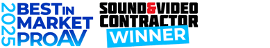 Best in Market PRO AV 2025 Sound & Video Contractor Award