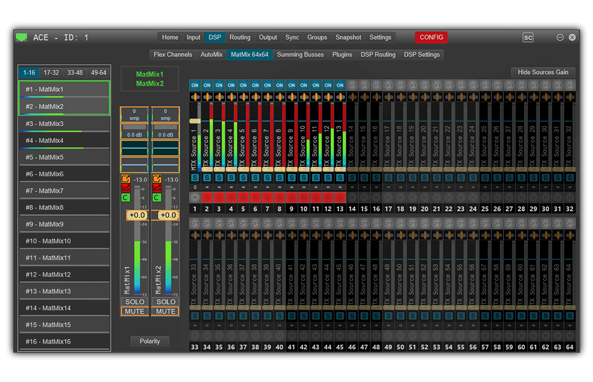 Interface globcon Mode Prodigy, exemple 2