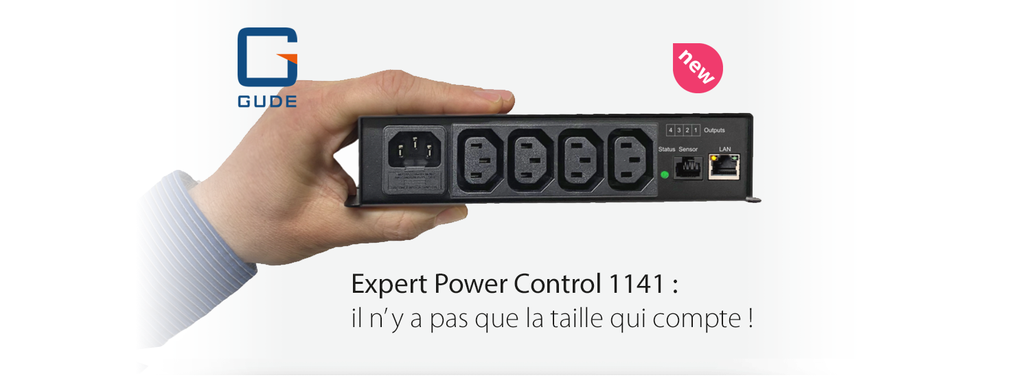 GUDE Expert Power Control 1141, le PDU 4 ports IEC C13 compact !