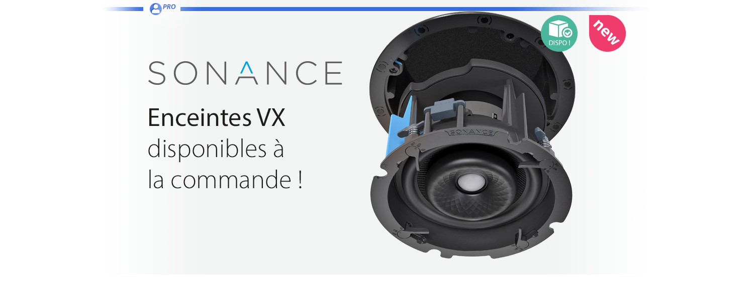 Nouvelles enceinte SONANCE VX disponibles à la commande !