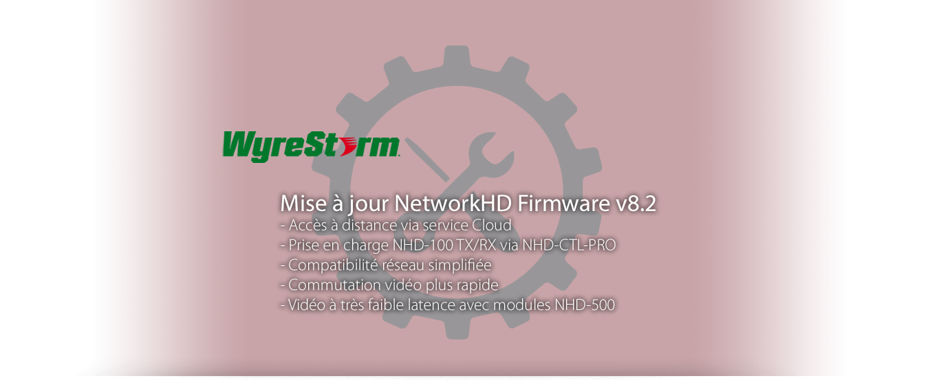 Mise à jour firmware importante (v8.2) pour modules NetworkHD de Wyrestorm !