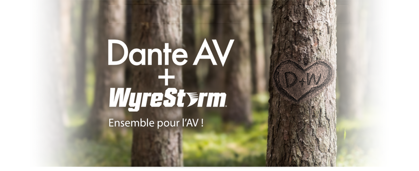 Wyrestorm intègre Dante AV !