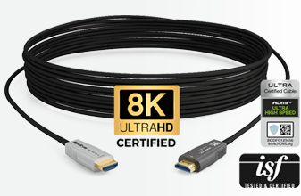 C&acirc;bles HDMI sur fibre optique HAOC-FRL de Wyrestorm 