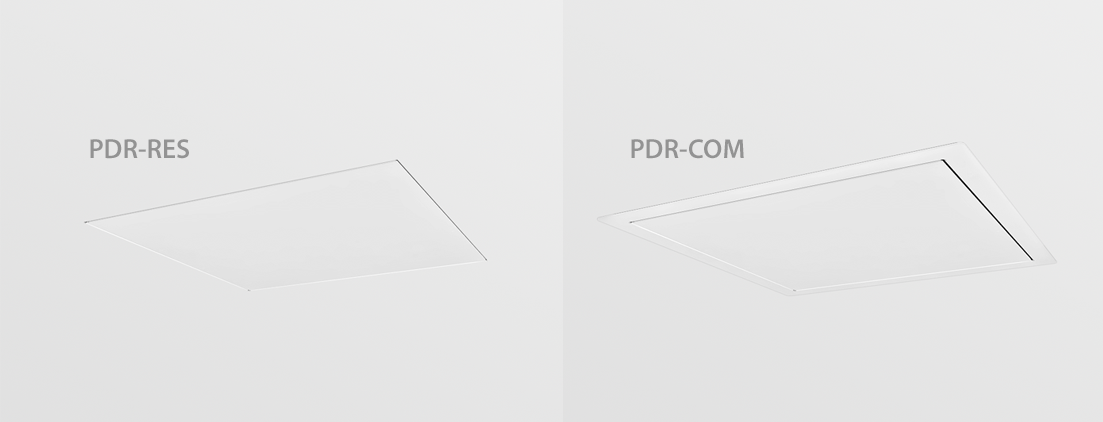 Types de finitions PDR-RES vs PDR-COM