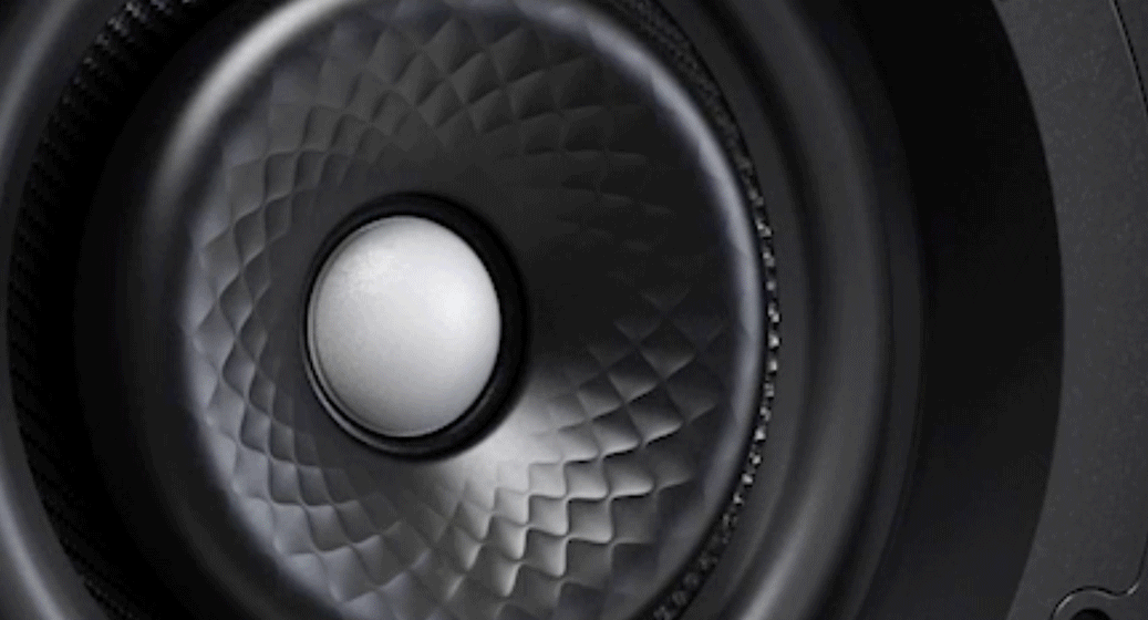 Tweeter incrusté d'un guide d'ondes texturé sinusoïdal 