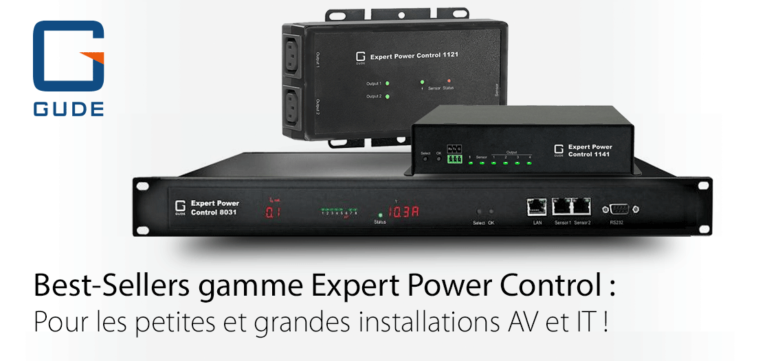 GUDE : découvrez les 3 PDU "Best-seller" pour petites et grandes installations AV et IT !
