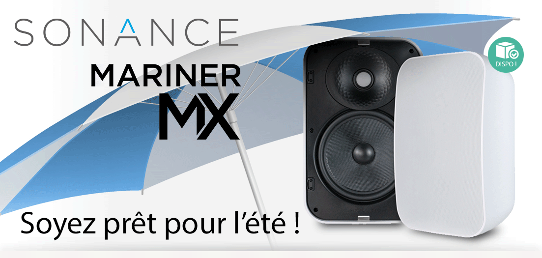 Enceintes d'extérieur MARINER MX de Sonance !