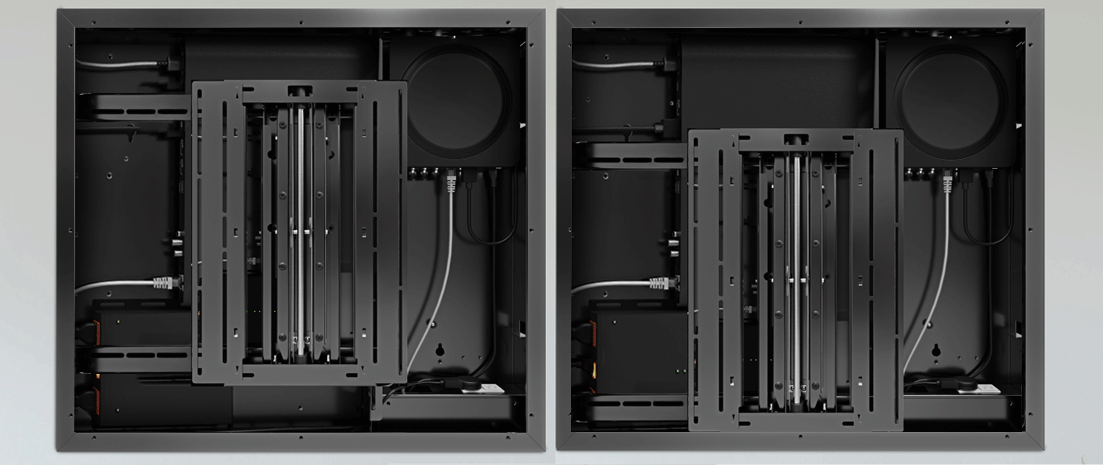 Exemple de positionnements d'un support PS32 dans un UB !