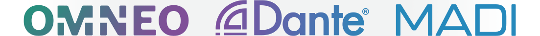 Logos OMNEO, Dante et MADI