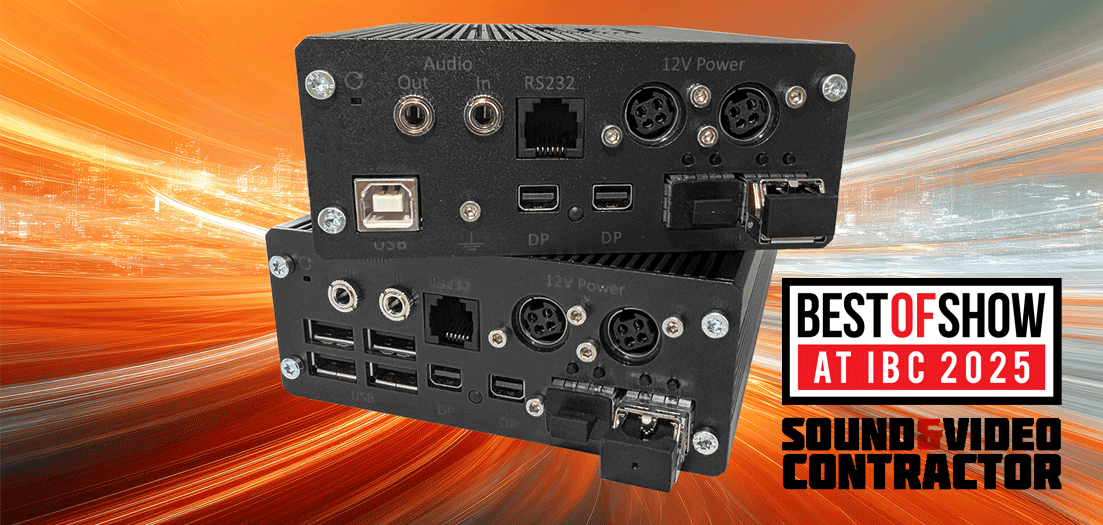 Extendeur DNX-4K de IHSE  primé à l'iBC 2025 !