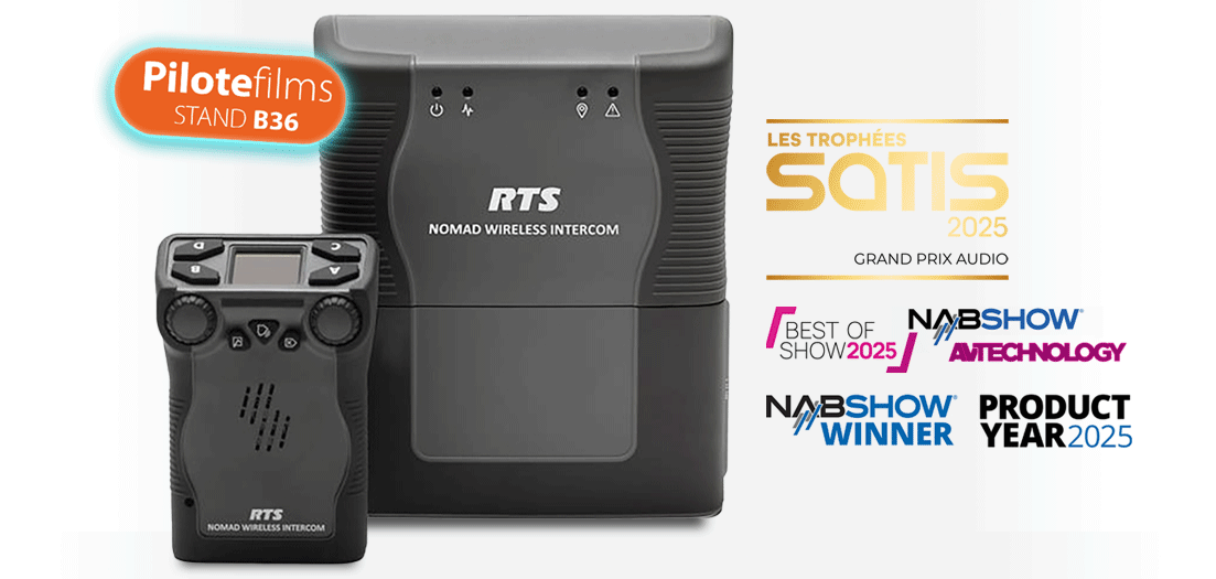 NOMAD de RTS intercoms : Prix Spécial Audio aux Trophées SATIS !
