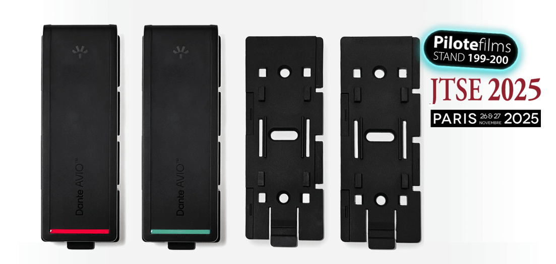 Dante AVIO Install avec système de fixation ClickGrid !