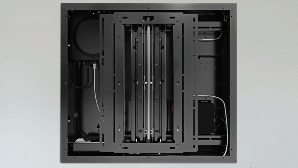 Animation : positionnement du support PS dans le boitier UB