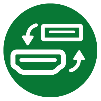 Icone Entr&eacute;es HDMI et USB-C