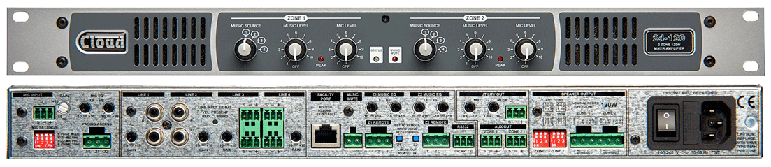 M&eacute;langeur Audio Amplifi&eacute; CLOUD 24-120 !