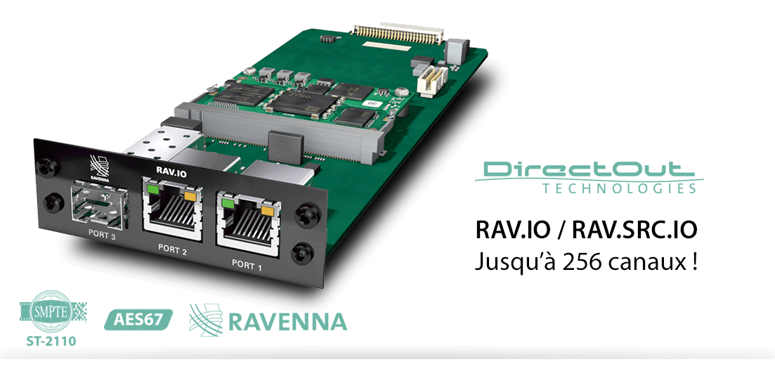 Cartes RAV.IO et RAV.SRC.IO maintenant jusqu'&agrave; 256 canaux !