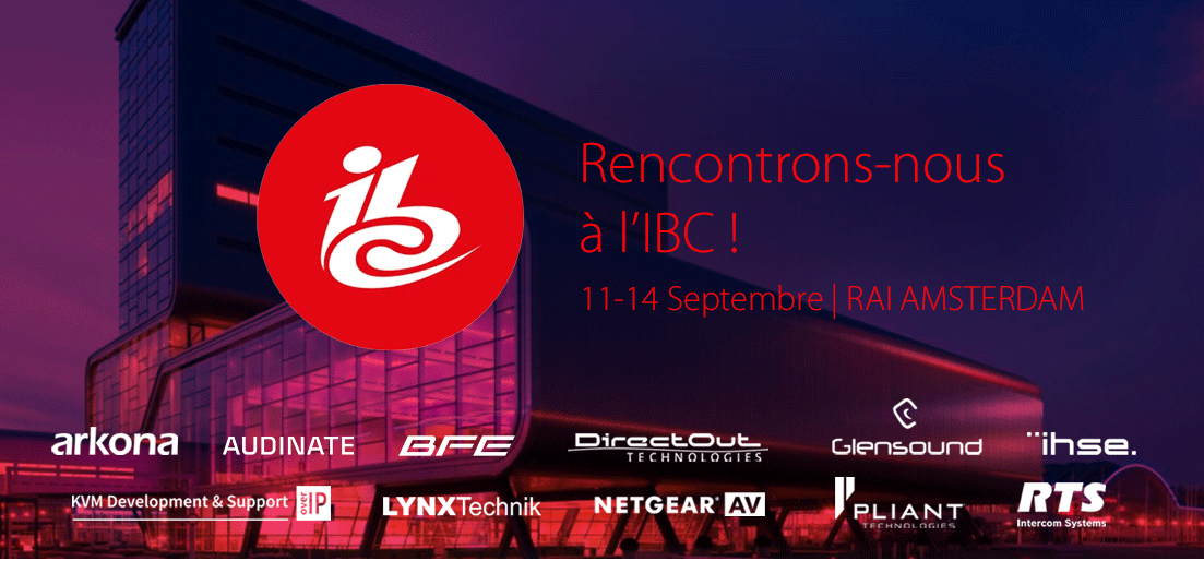 Retrouvons-nous &agrave; l'IBC d'Amsterdam !