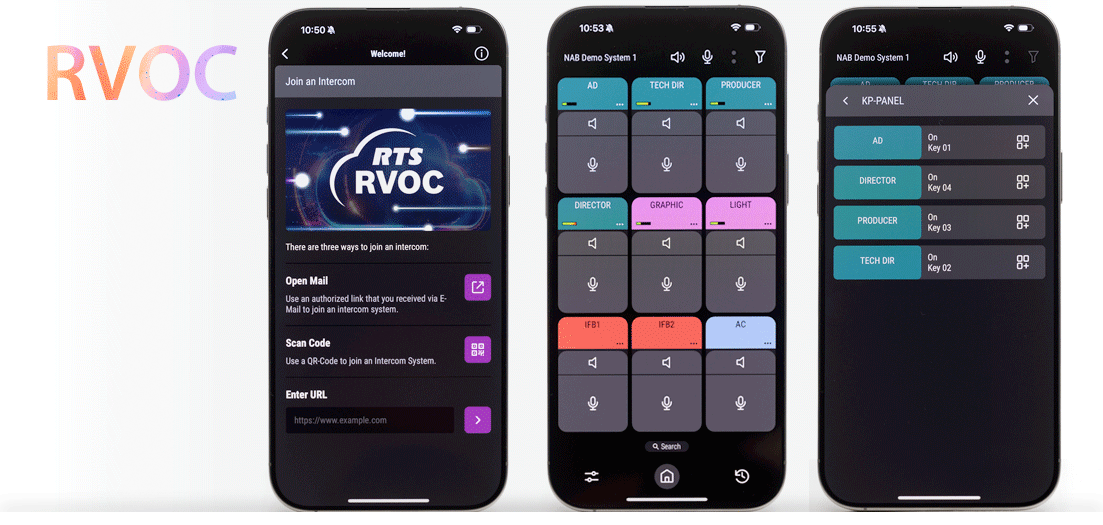 RTS Intercom Systems : RVOC  intecom bas&eacute; sur Cloud