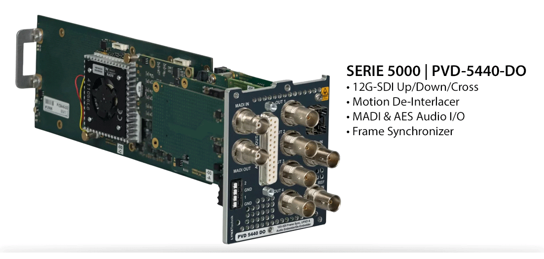 LYNX Technik : carte PVD 5440 DO pour ch&acirc;ssis Serie 5000