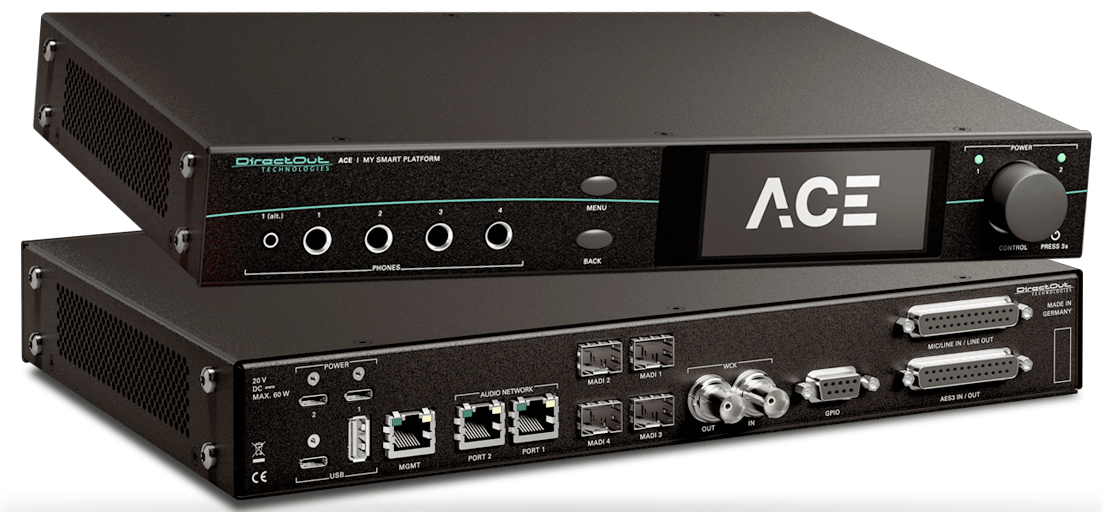 DirectOut : Plateforme audio compacte ACE