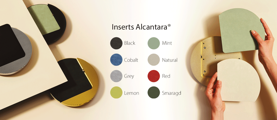 Inserts Alcantara disponibles (8 coloris)
