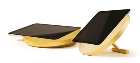 Stations d'accueil iPad gammes Sunset Desk et Stand de Displine